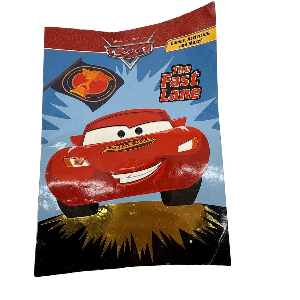 Disney Pixar Cars The Fast Lane Activity Book Model Mcqueen Build Fun Games